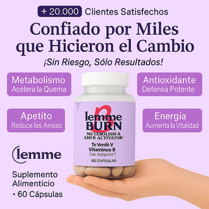 LEMME BURN 🔥 Activa tu metabolismo y transforma tu cuerpo.