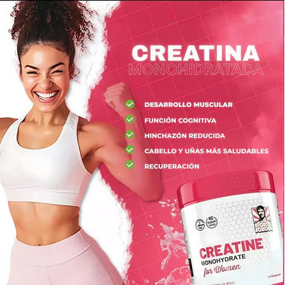Creatina para Mujeres – Fórmula Especial para Aumentar Glúteos