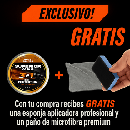 PREMIUM WAX 500 ML + CERA CREMA+ Esponja