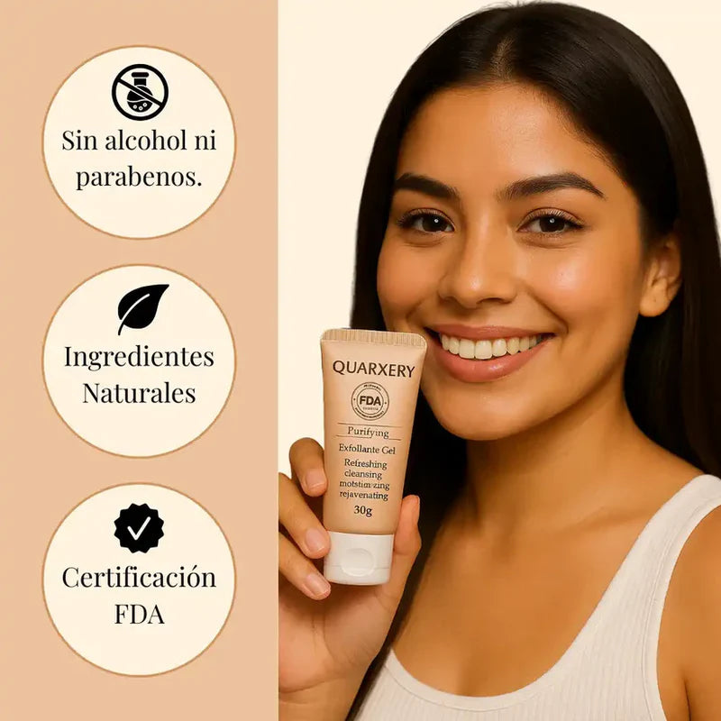 Quarxery Gel Exfoliante ACLARADOR - Últimas 7 Unidades 🔥